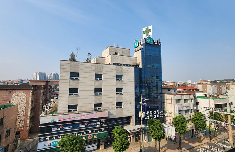 Yonsei Dawoom Hospital exterior in Pyeongtaek